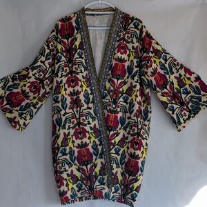 Floral Patterned Women's Kimono Jacket